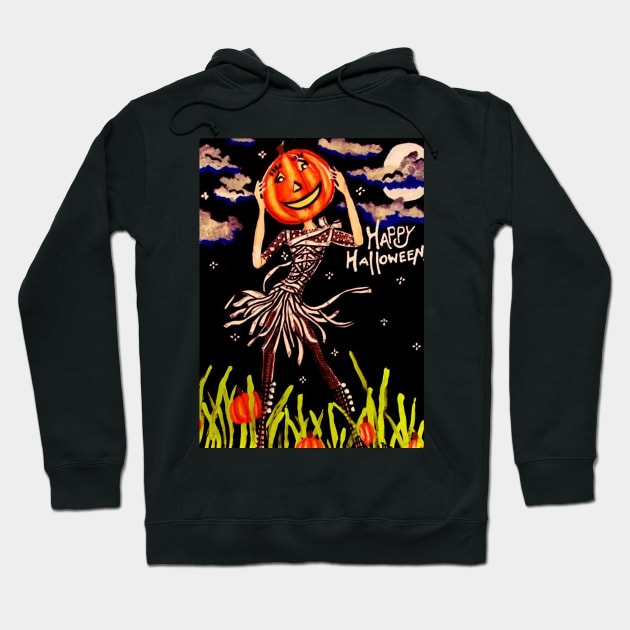 In The Pumpkin Patch At Midnight Hoodie by JamesThomasRyan